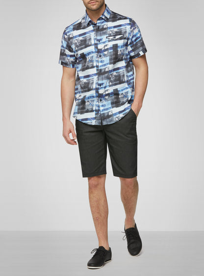 Men's casual short sleeve shirt