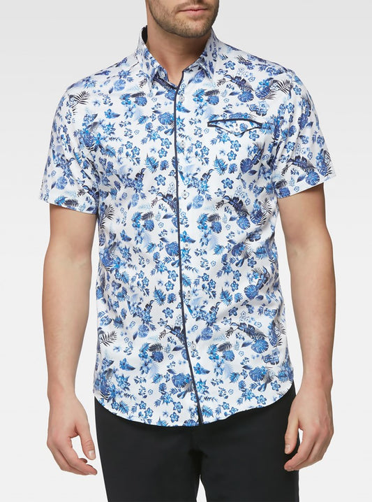 Men's casual short sleeve shirt