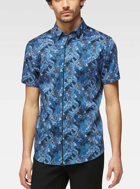 Men's casual short sleeve shirt