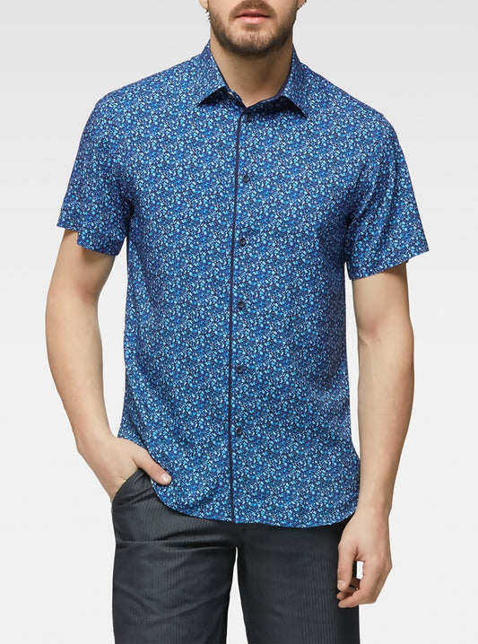 Men's casual short sleeve shirt