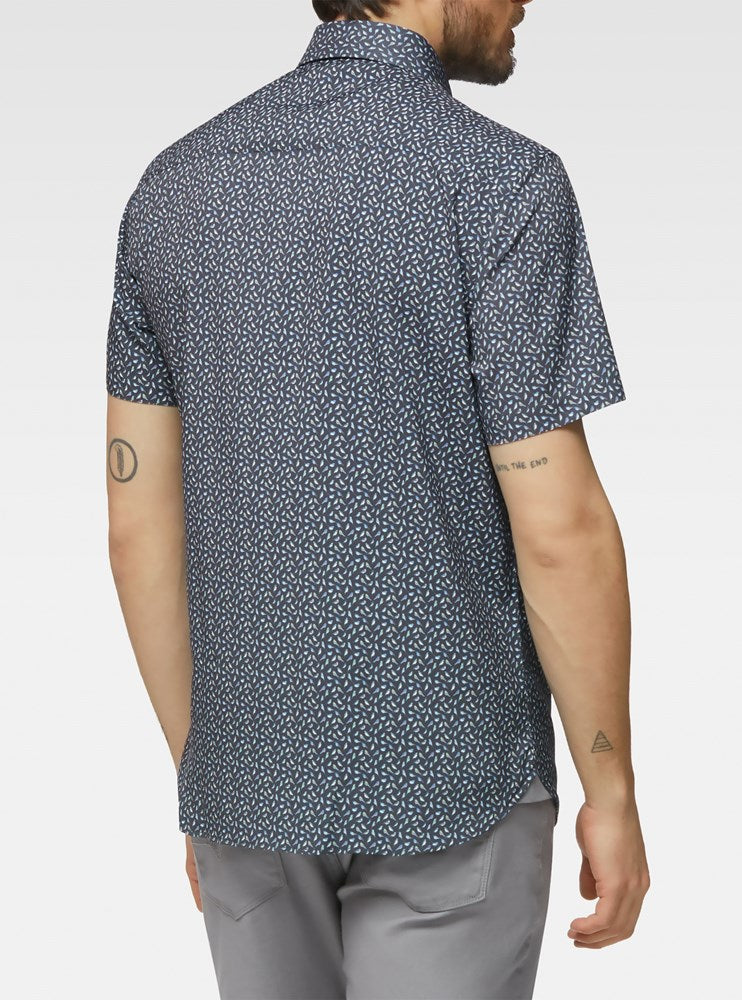 Men's casual short sleeve shirt