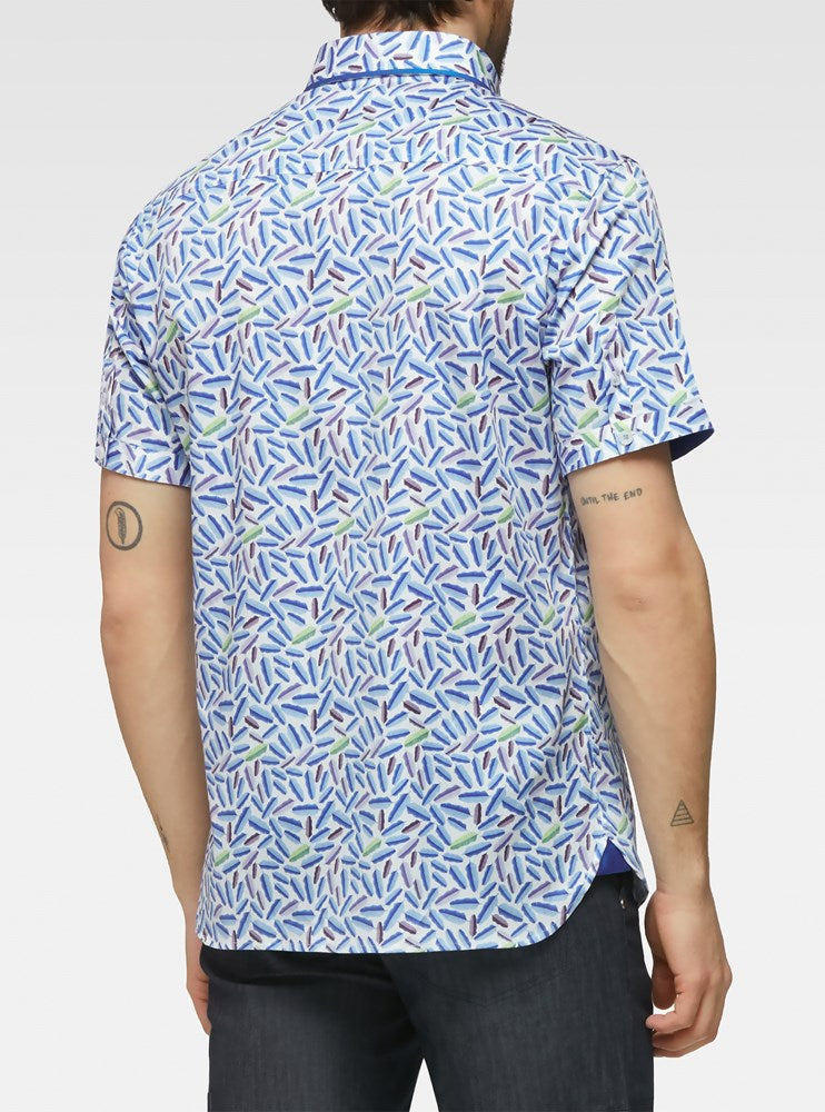 Men's casual short sleeve shirt