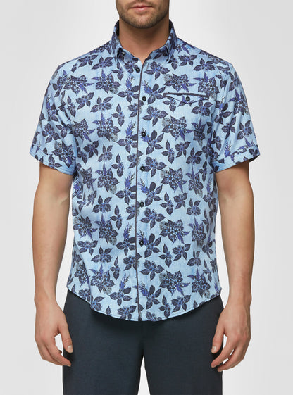 Men's casual short sleeve shirt
