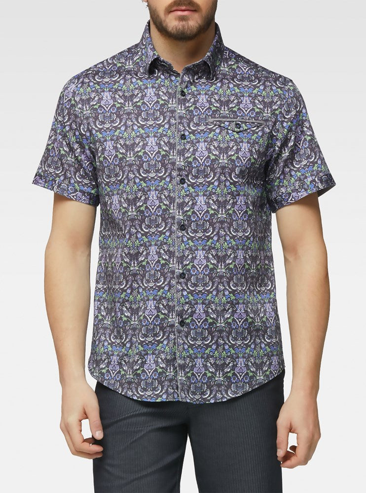 Men's casual short sleeve shirt