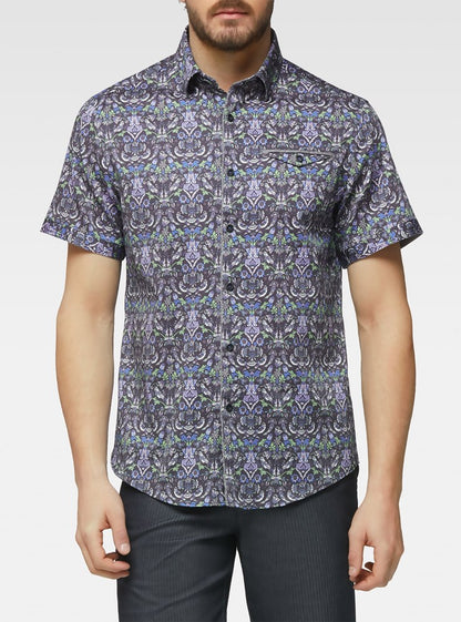 Men's casual short sleeve shirt