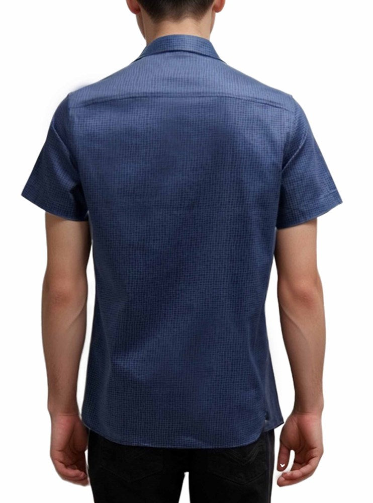 Men's casual short sleeve shirt