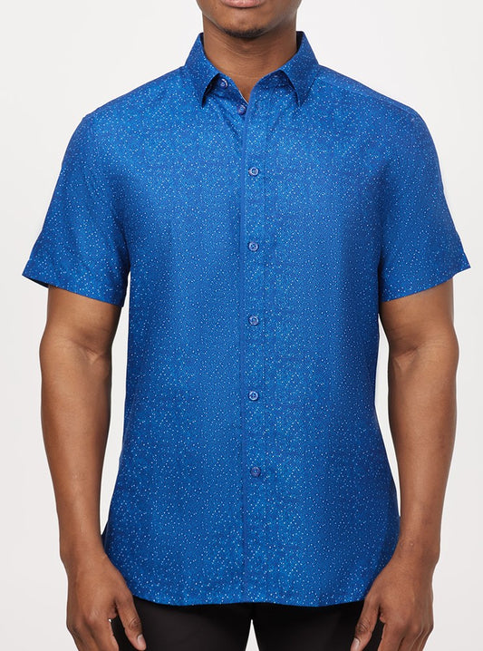 Men's casual short sleeve shirt