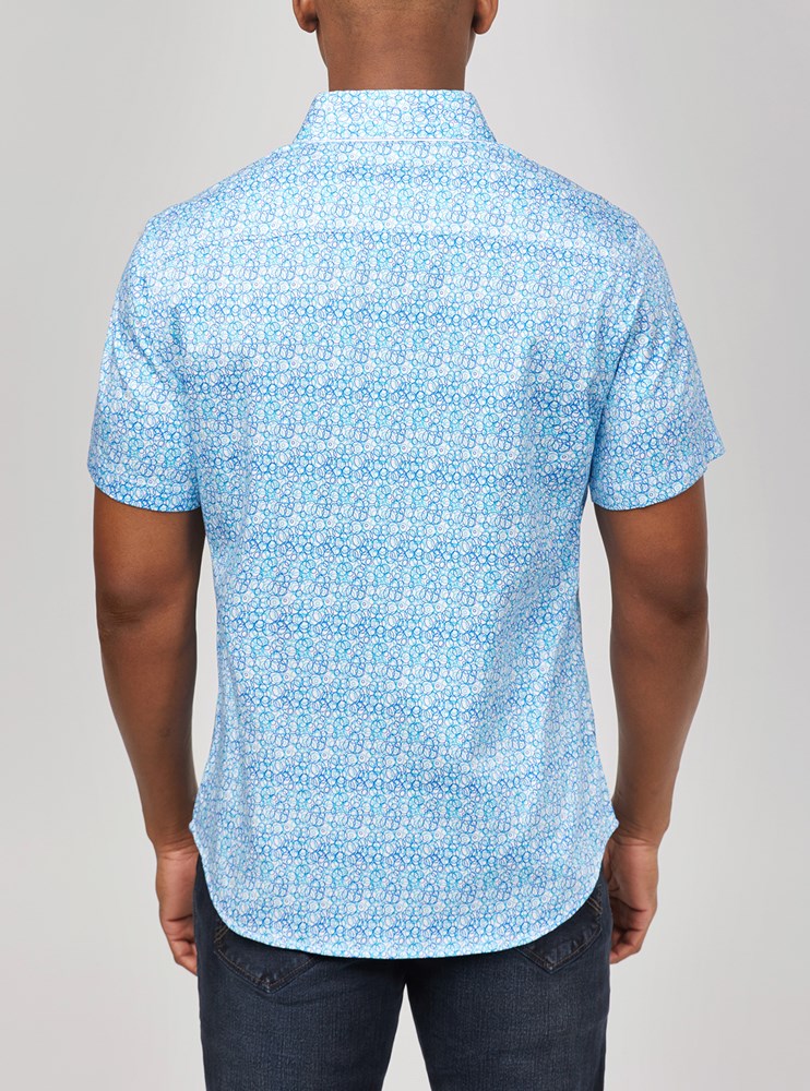 Men's casual short sleeve shirt