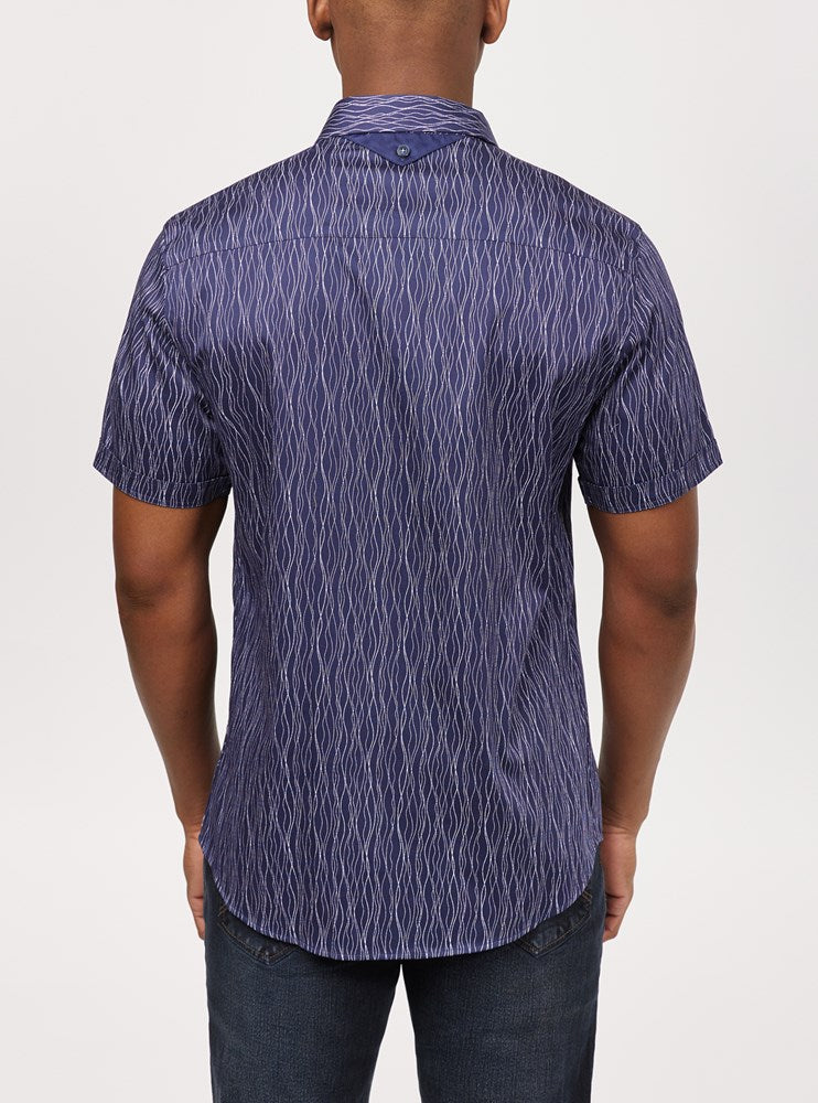 Men's casual short sleeve shirt