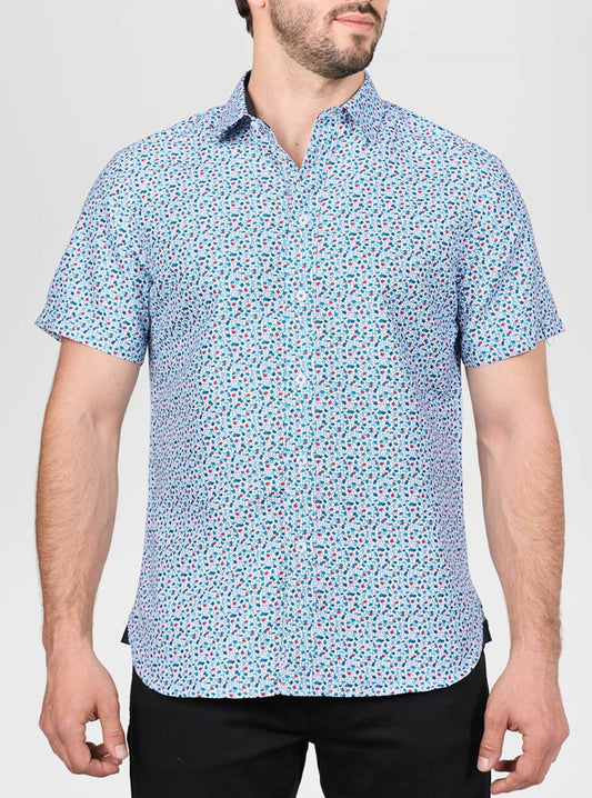 Men's casual short sleeve shirt