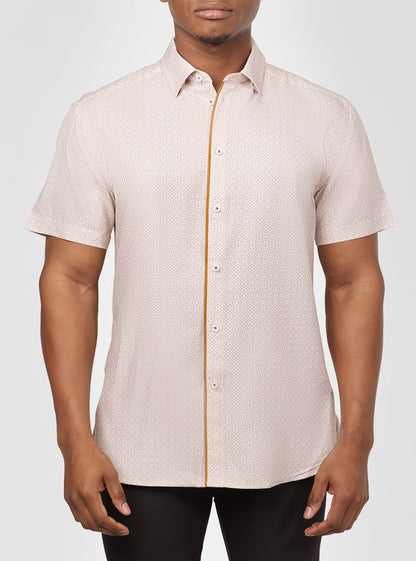Men's casual short sleeve shirt
