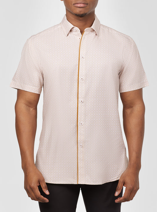 Men's casual short sleeve shirt