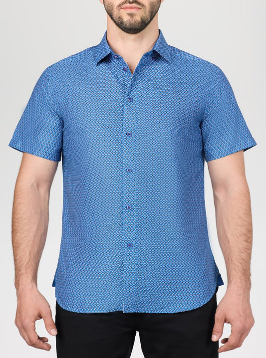 Men's casual short sleeve shirt