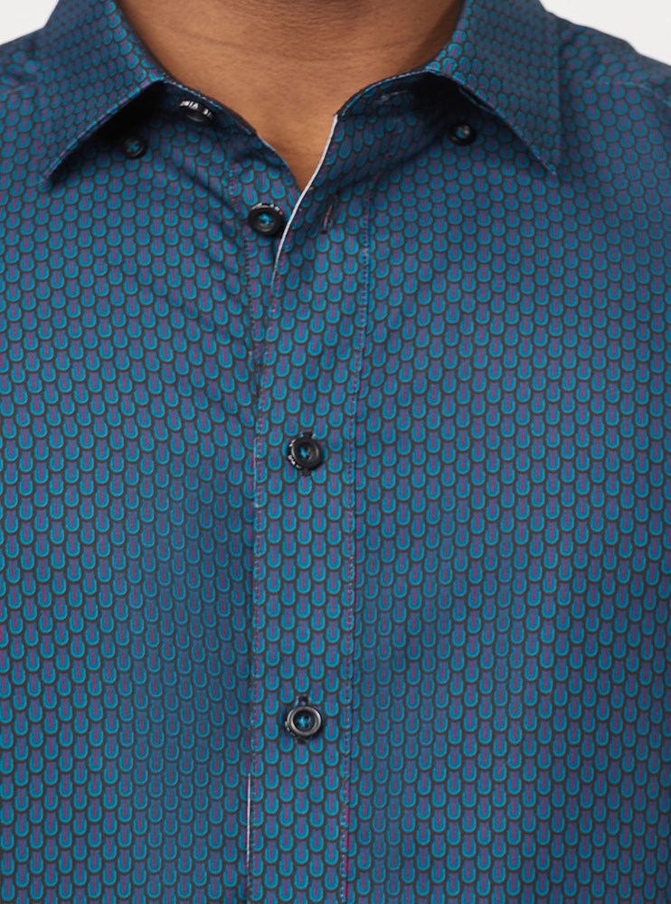 Men's casual short sleeve shirt