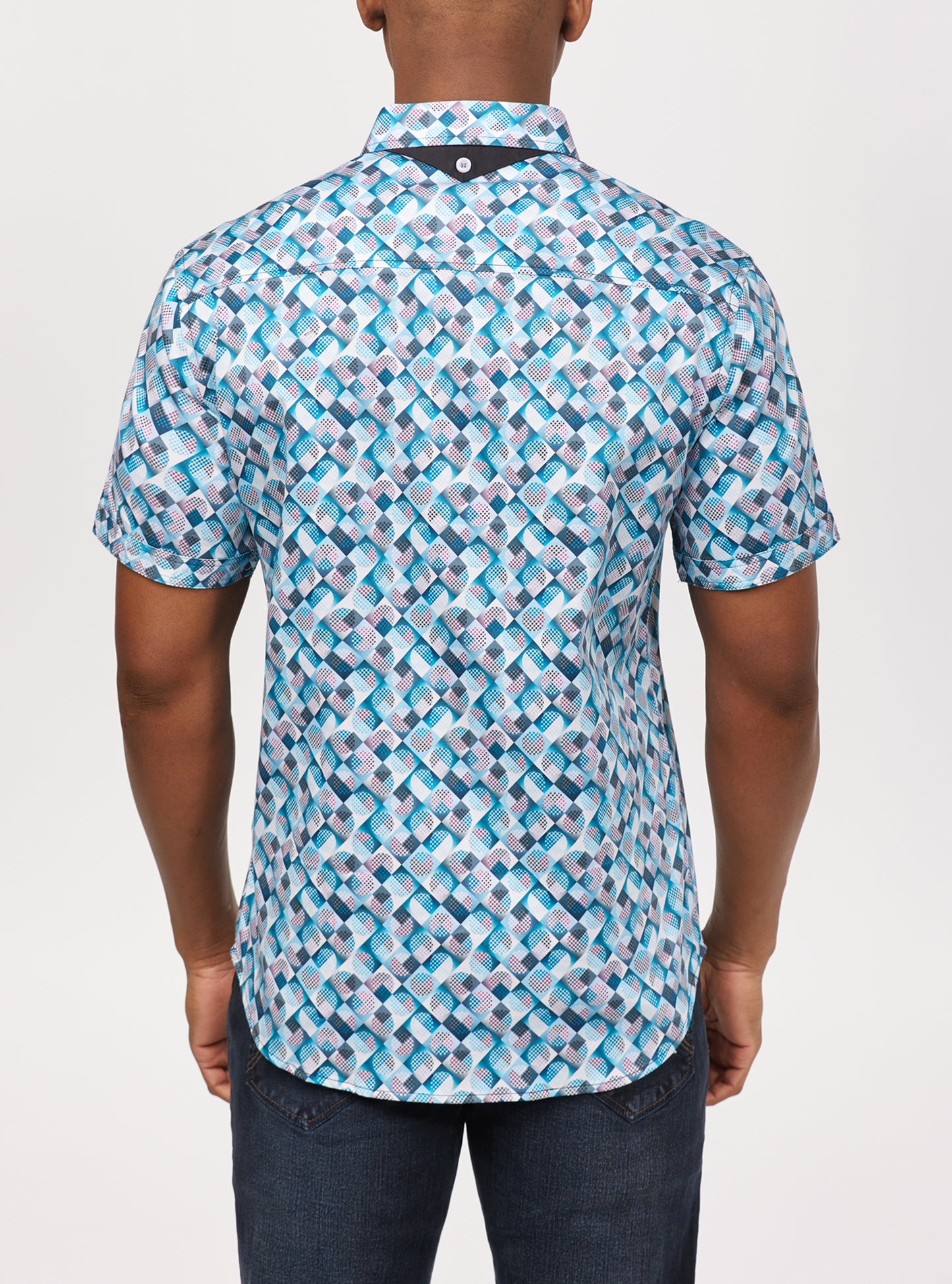 Men's casual short sleeve shirt