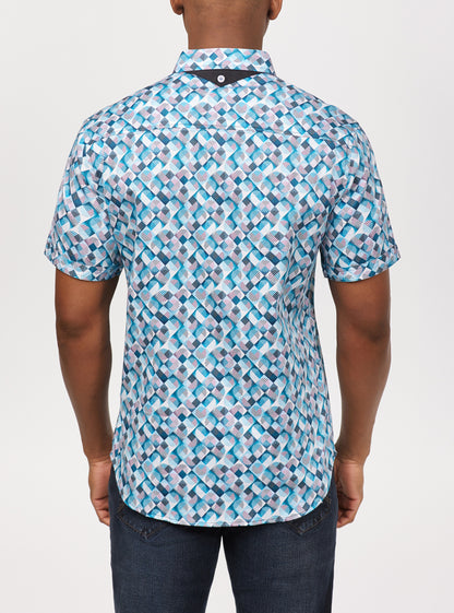 Men's casual short sleeve shirt