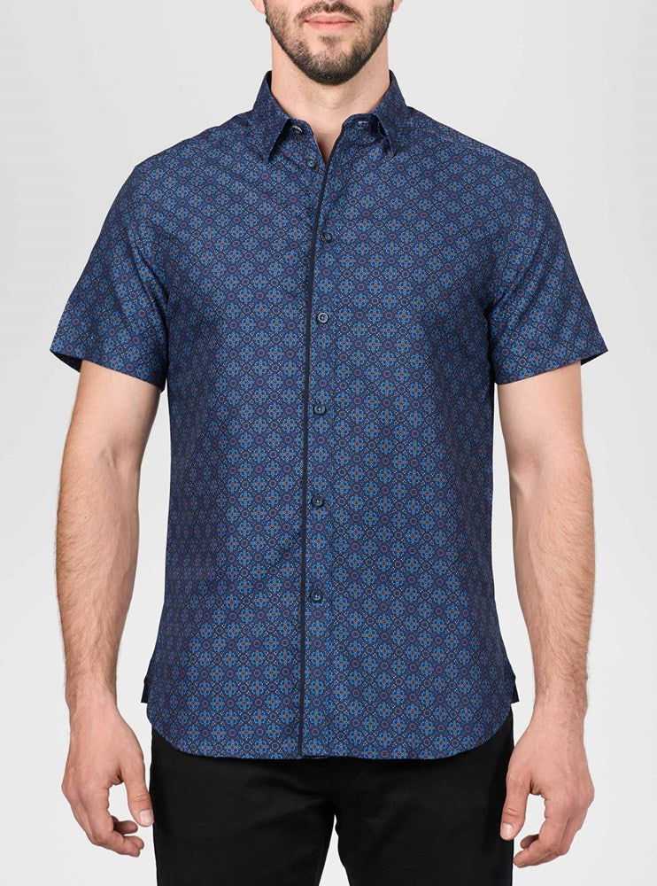Men's casual short sleeve shirt