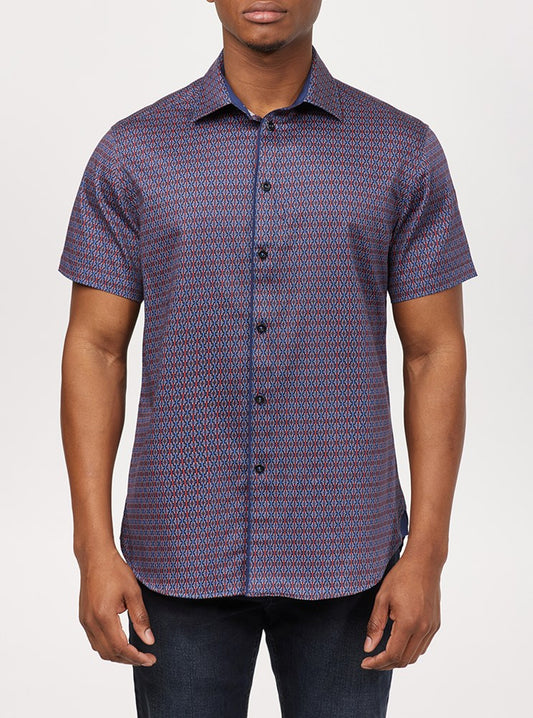Men's casual short sleeve shirt