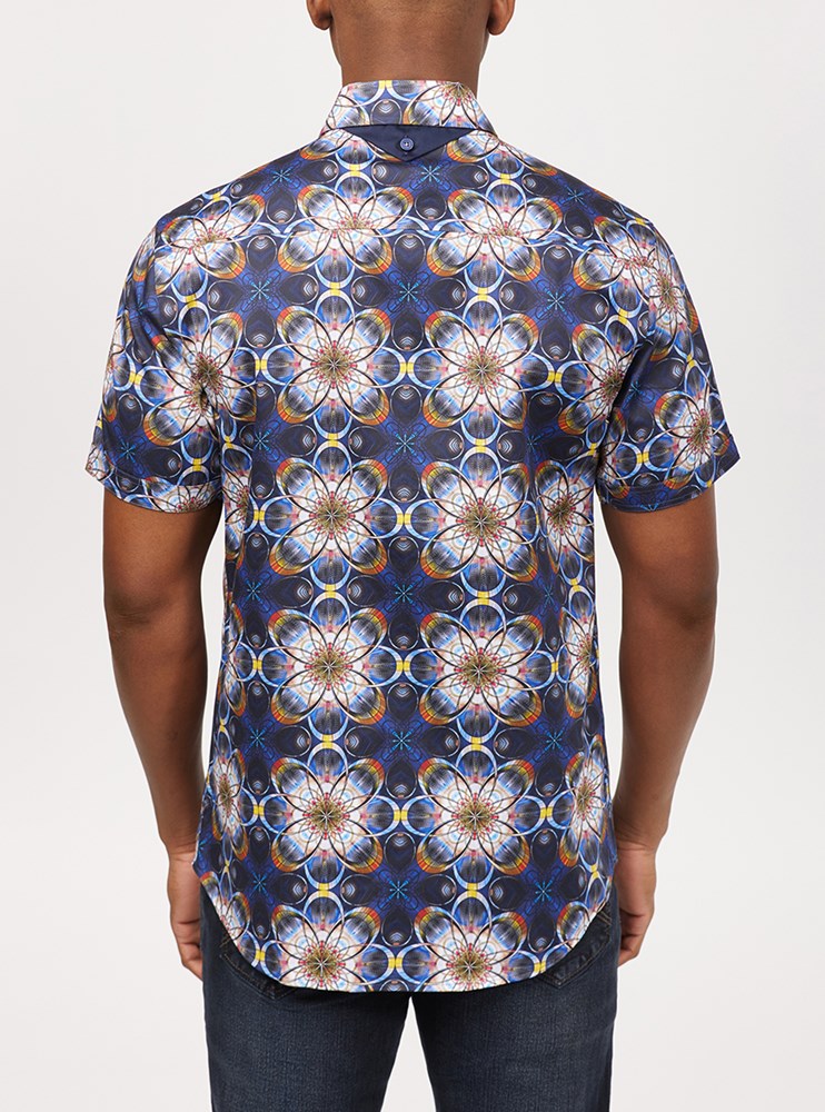 Men's casual short sleeve shirt