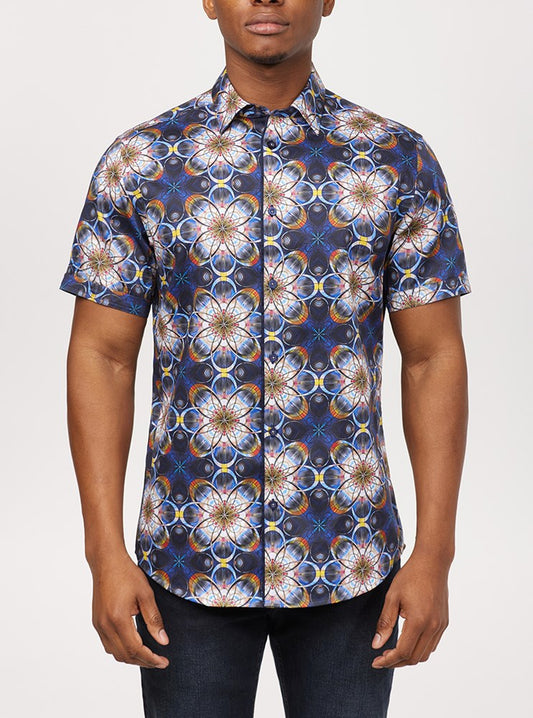 Men's casual short sleeve shirt