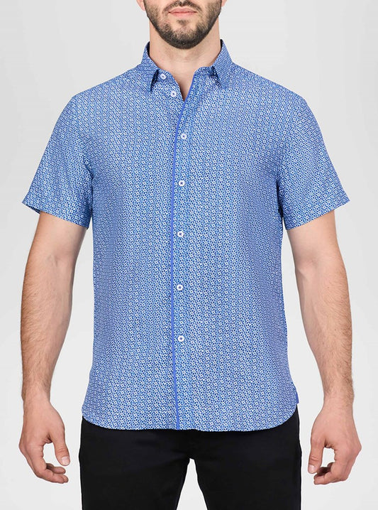 Men's casual short sleeve shirt