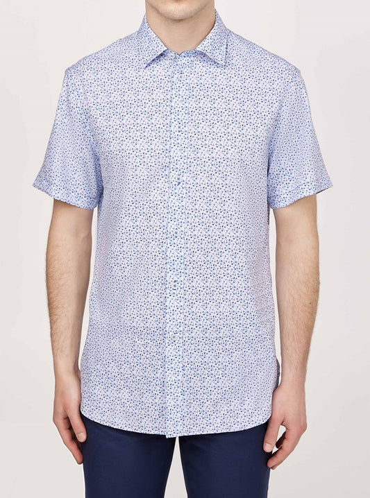 CHEMISE DÉCONTRACTÉE À MANCHES COURTES POUR HOMMES