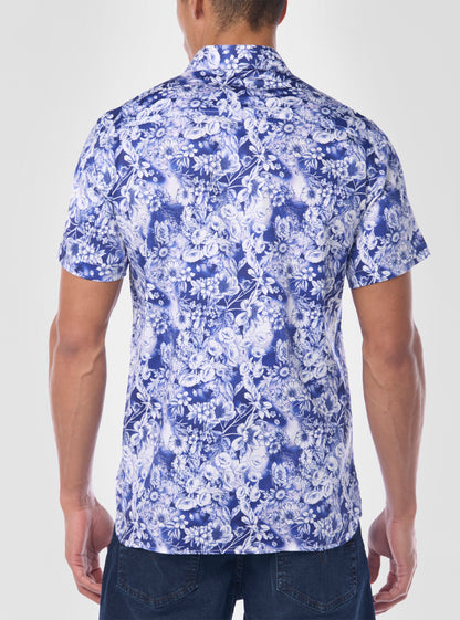 Men's casual short sleeve shirt