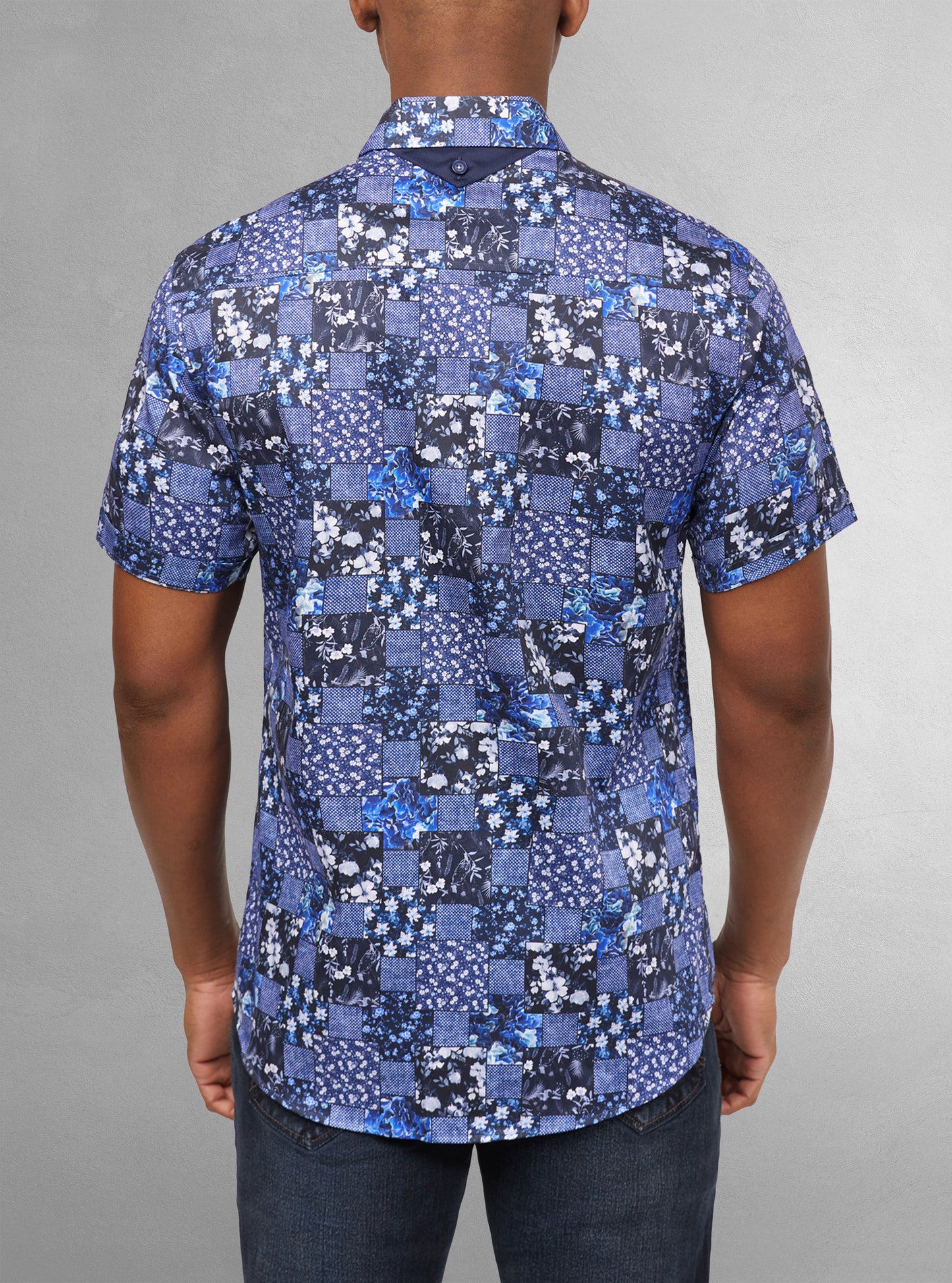 Men's casual short sleeve shirt