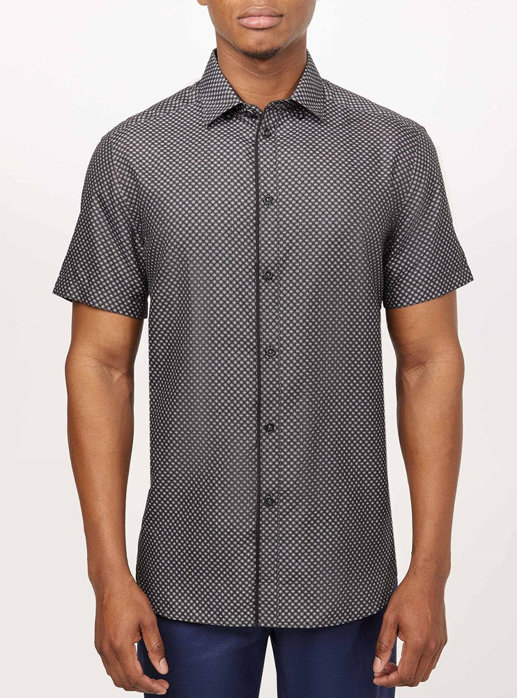CHEMISE DÉCONTRACTÉE À MANCHES COURTES POUR HOMMES
