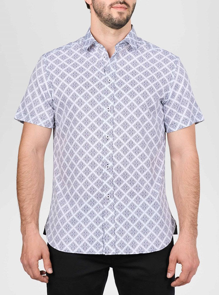 Men's casual short sleeve shirt