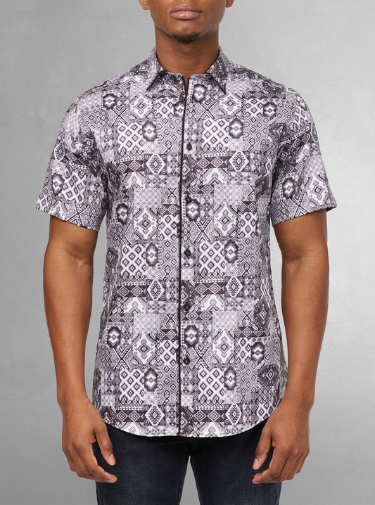 Chemise décontractée à manches courtes pour hommes