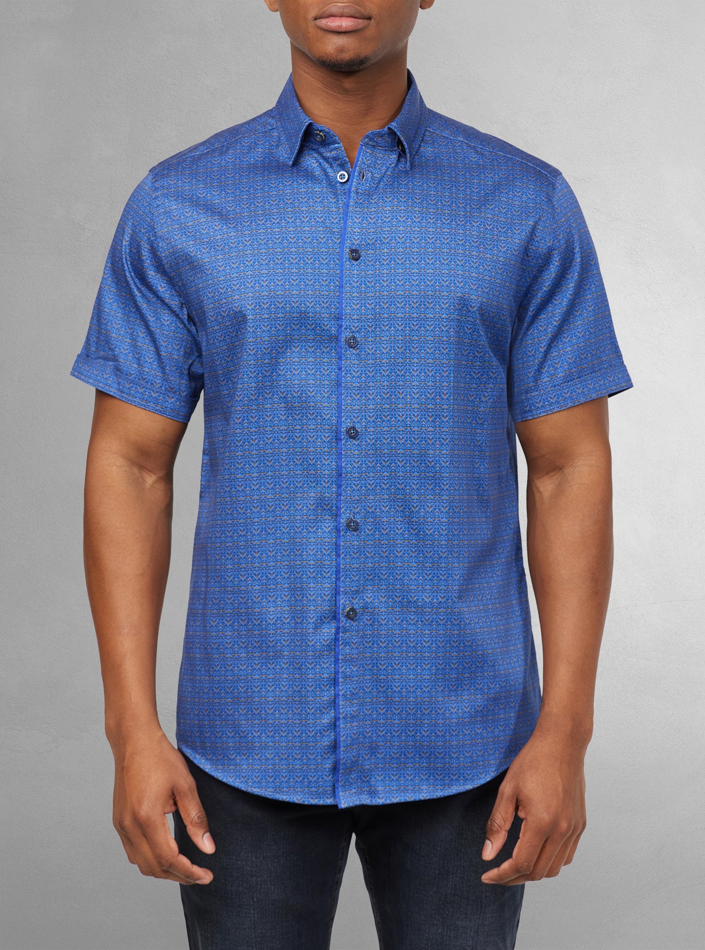 Chemise décontractée à manches courtes pour hommes