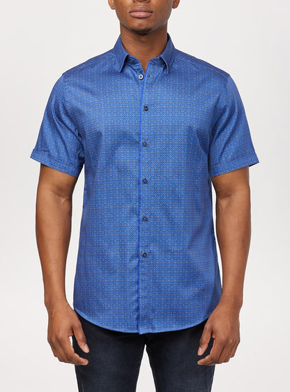 Men's casual short sleeve shirt