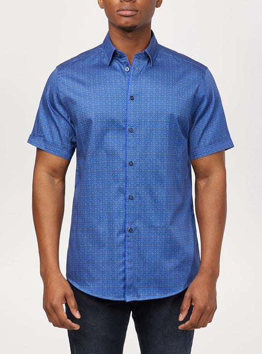 Men's casual short sleeve shirt