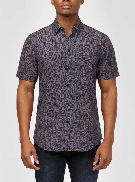 Chemise décontractée à manches courtes pour hommes