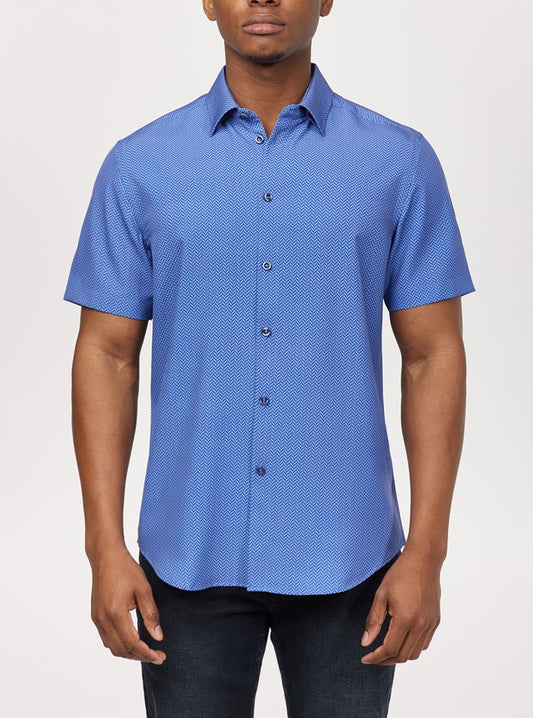 Men's casual short sleeve shirt