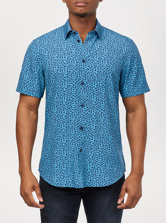 Chemise décontractée à manches courtes pour hommes