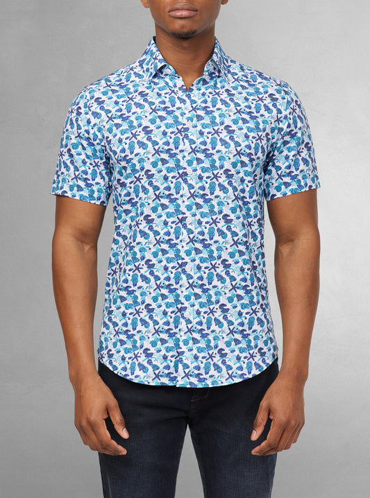 Chemise décontractée à manches courtes pour hommes