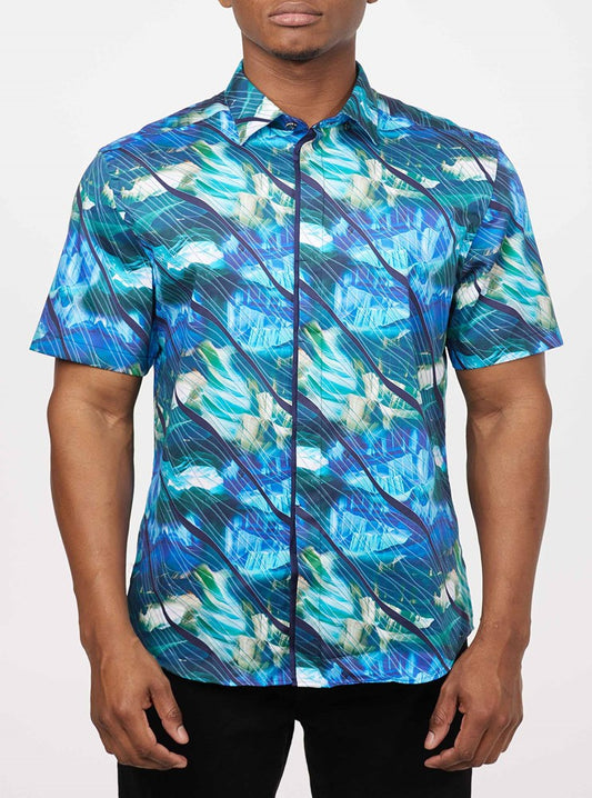 Men's casual short sleeve shirt