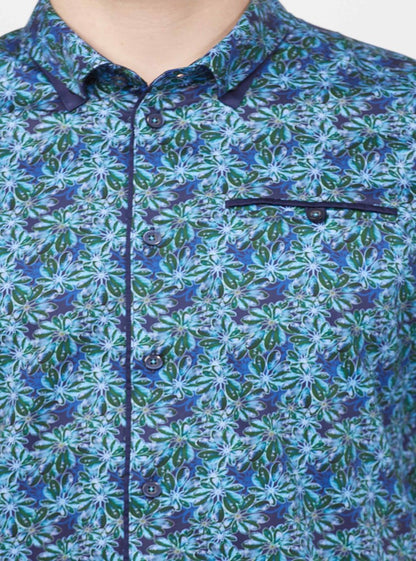 Men's casual short sleeve shirt