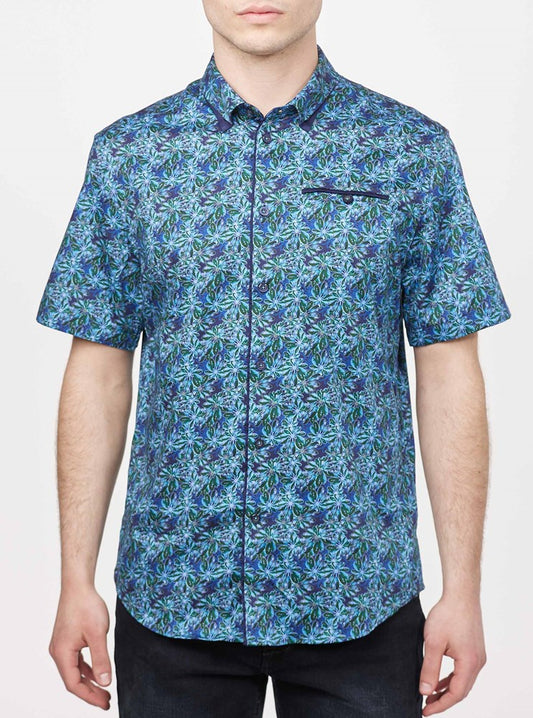 Men's casual short sleeve shirt