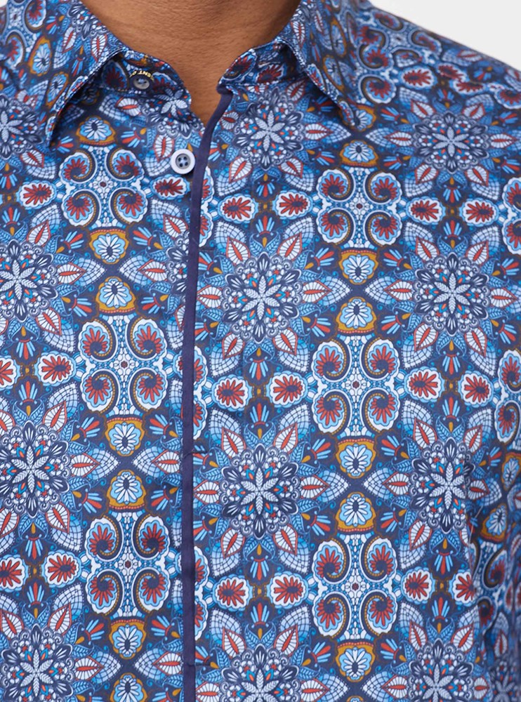 Men's casual short sleeve shirt