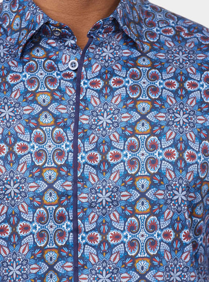 Men's casual short sleeve shirt