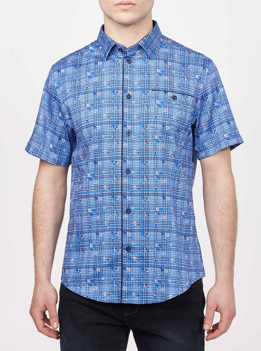 Chemise décontractée à manches courtes pour hommes