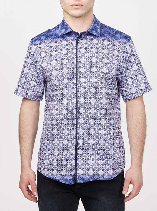 Men's casual short sleeve shirt