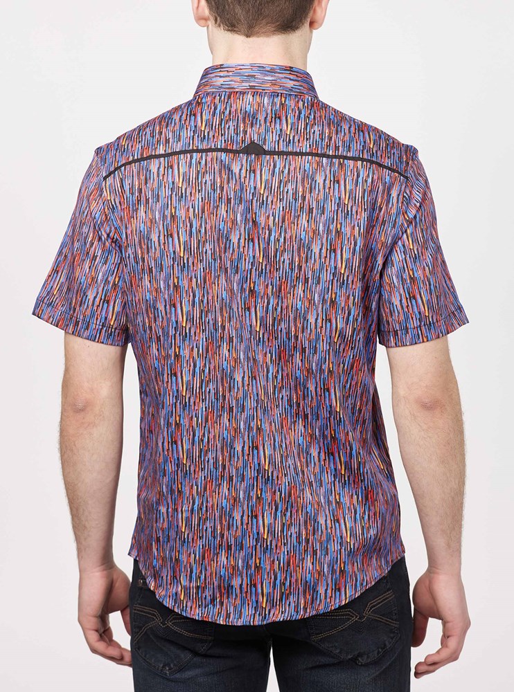 Men's casual short sleeve shirt