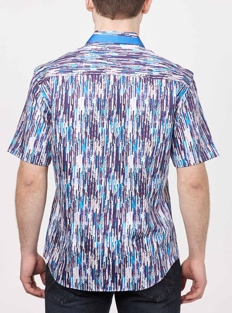 Men's casual short sleeve shirt