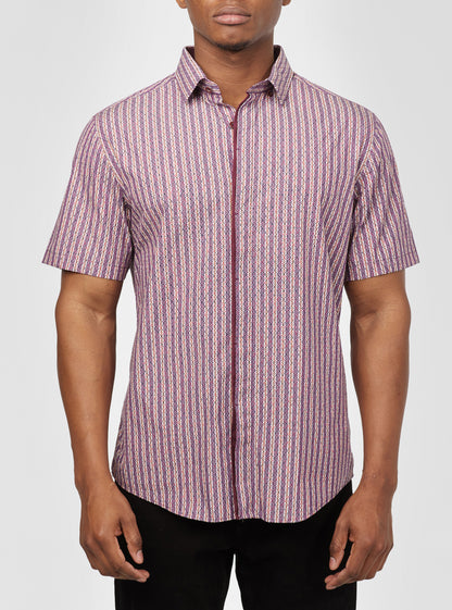 Men's casual short sleeve shirt