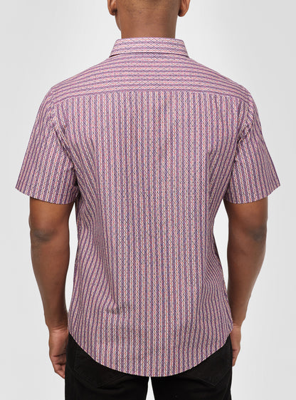 Men's casual short sleeve shirt