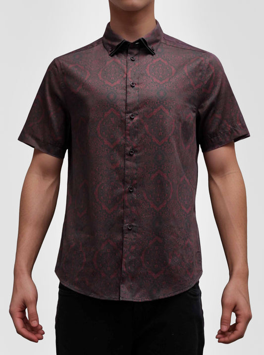 Men's casual short sleeve shirt